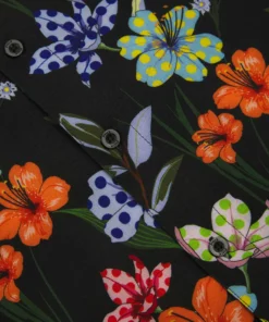 Multi Colour Floral Viscose Shirt -US Clothing Shop PHIXMENS0225 scaled
