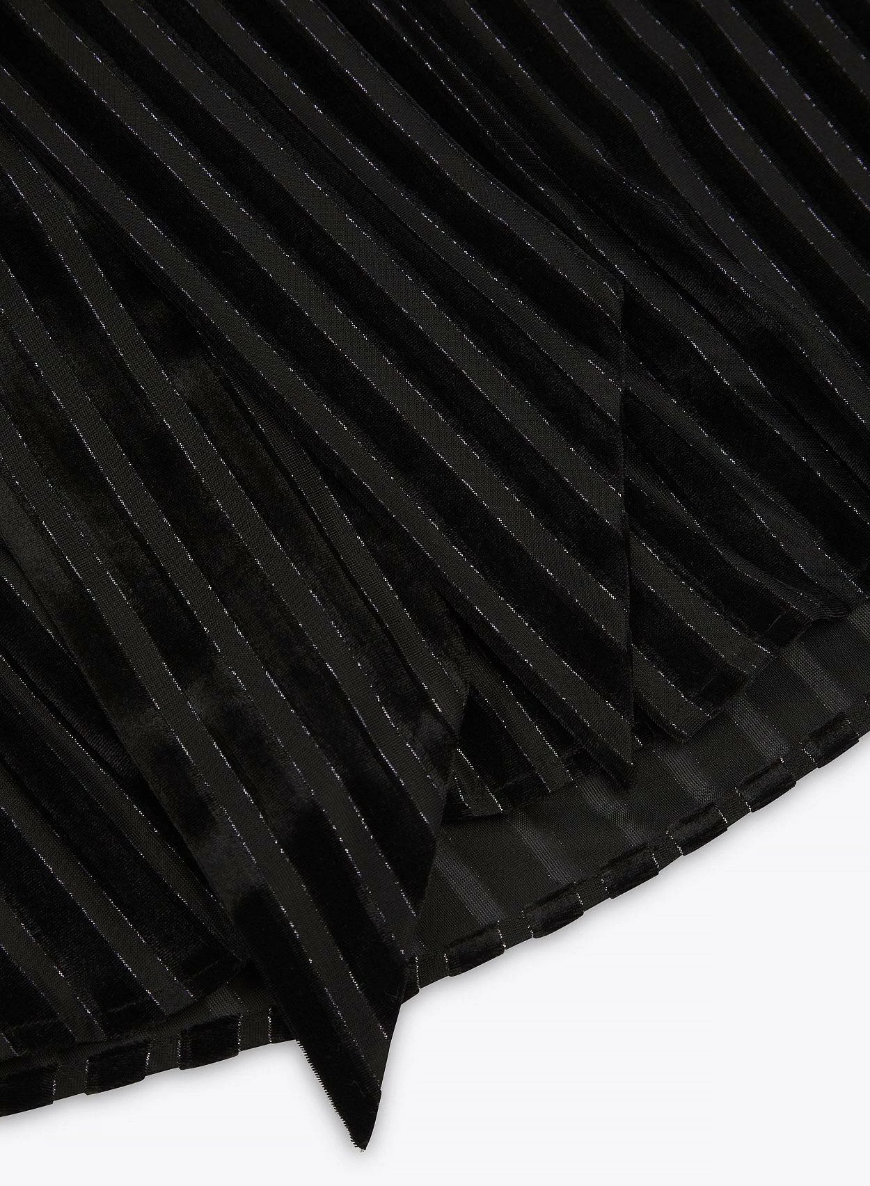 Velvet Stripe Tie Neck Shirt 7 Velvet Stripe Tie Neck Shirt - Image 7