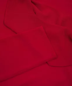 Red Chiffon Ruffle Collar Shirt -US Clothing Shop PHIXMENS0281