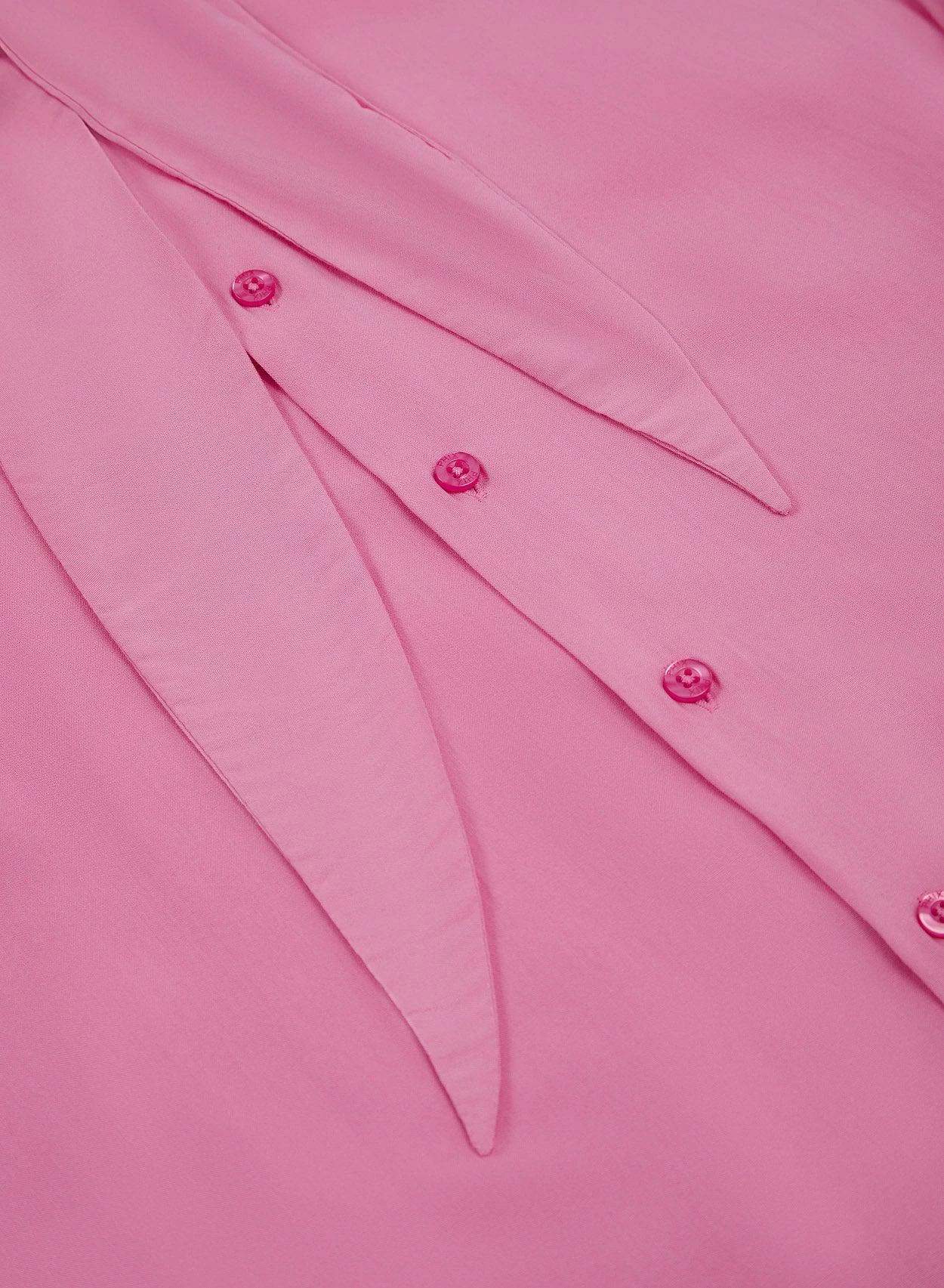Pink Neck Tie Western Viscose Shirt 5 Pink Neck Tie Western Viscose Shirt - Image 5