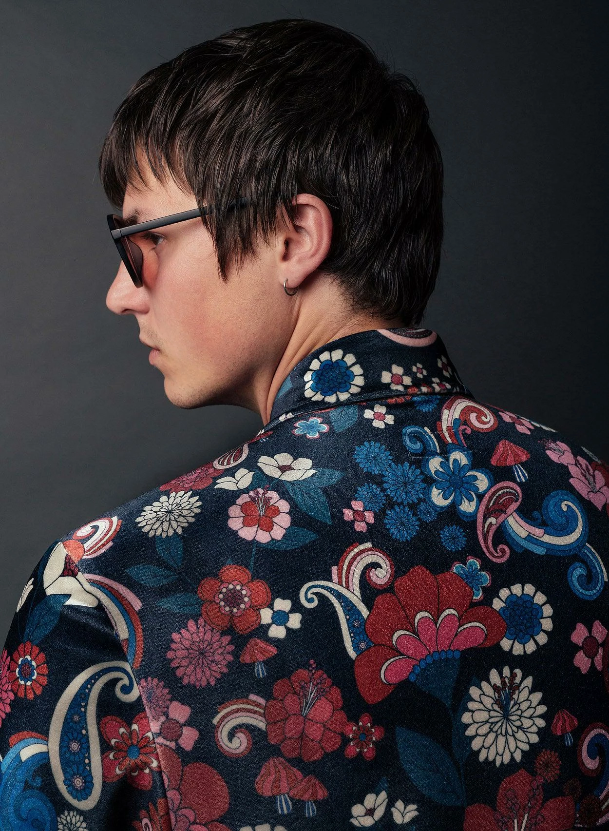 Paisley Psychedelic 60's Velvet Shirt 4 Paisley Psychedelic 60's Velvet Shirt - Image 4