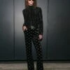 Bolan Star Velvet Flare Trousers