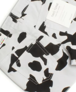 Cow Print Denim Shorts -US Clothing Shop SSP 14851 82314.1682629253