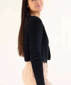 Black Eyelash Cardigan & Tank Set -US Clothing Shop black eyelash cardigan and tank set 4 01946.1666807878