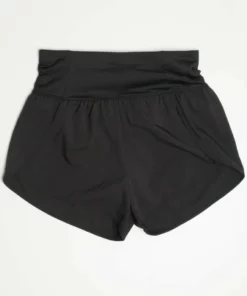 Black High Rise Speed Shorts