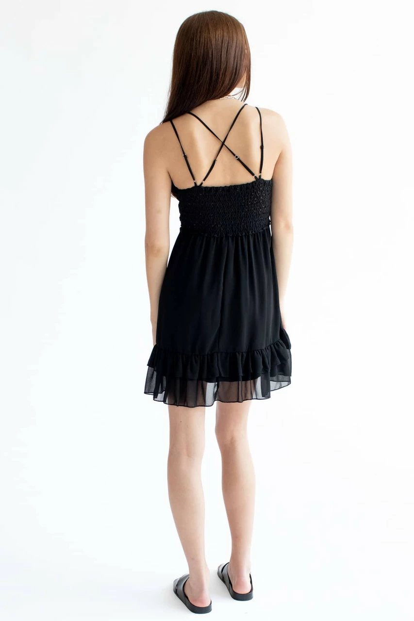 Black Lace Top Sundress 5 Black Lace Top Sundress - Image 5