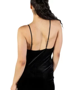 Black Lace Trim Velvet Mini Dress -US Clothing Shop black lace trim velvet mini dress 6 56569.1674143254