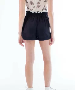 Black Paperbag Waist Shorts -US Clothing Shop black paperbag waist shorts 4 66647.1666806417