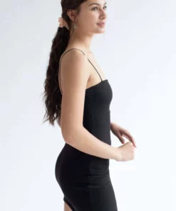Black Ribbed Cami Dress 1 6 Black Ribbed Cami Dress 1 -US Clothing Shop black ribbed cami dress 3 1 82973.1666807351