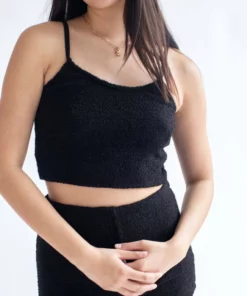 Black Teddi Cami & Shorts Set -US Clothing Shop black teddi cami and shorts set 4 92882.1692387157