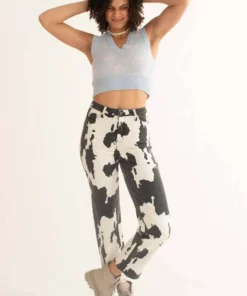 Blue Daisy Sweater Vest -US Clothing Shop blue daisy sweater vest 1 1 29699.1692388948