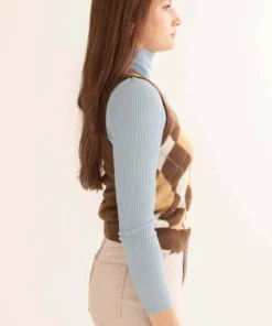 Brown Argyle Sweater Vest -US Clothing Shop brown argyle sweater vest 3 44608.1692389503
