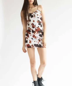 Brown Cow Milkmaid Mini Dress