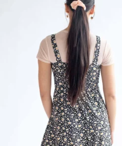 Black Daisy Knotted Summer Dress -US Clothing Shop daisy bustier dress 5 64316.1666809111