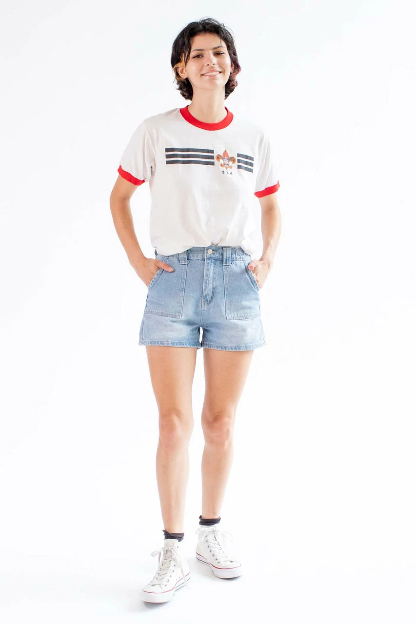 Denim Skater Shorts 2 Denim Skater Shorts - Image 2