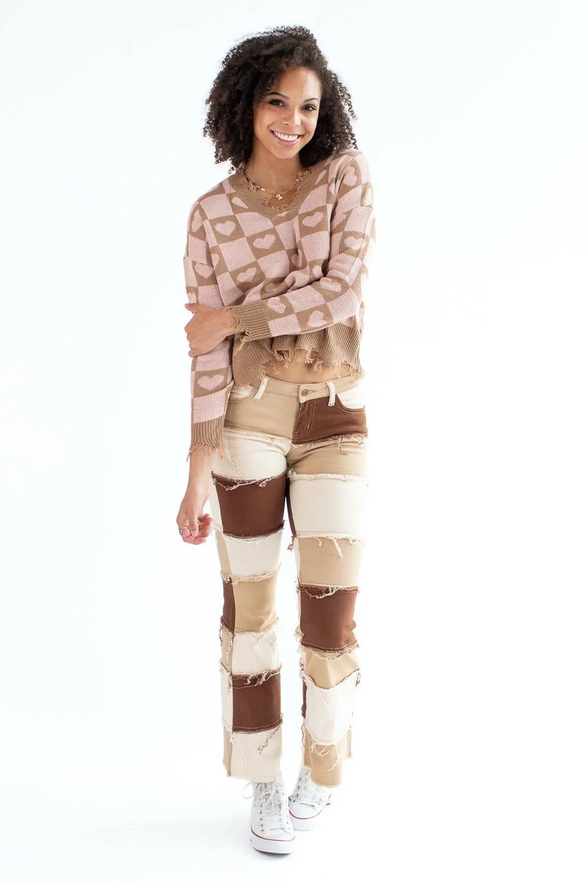 Distressed Hearts Sweater 2 Distressed Hearts Sweater - Image 2