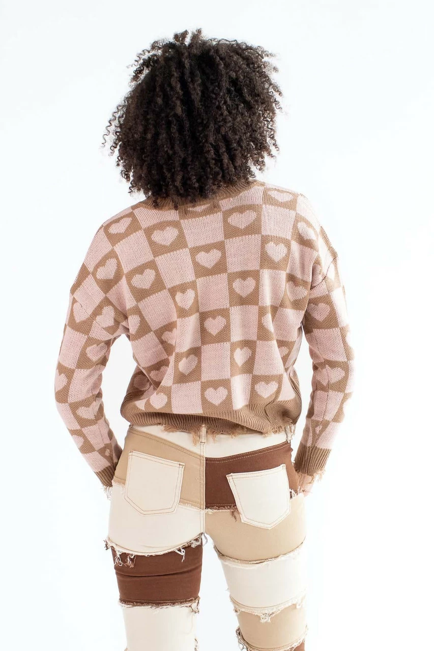 Distressed Hearts Sweater 4 Distressed Hearts Sweater - Image 4