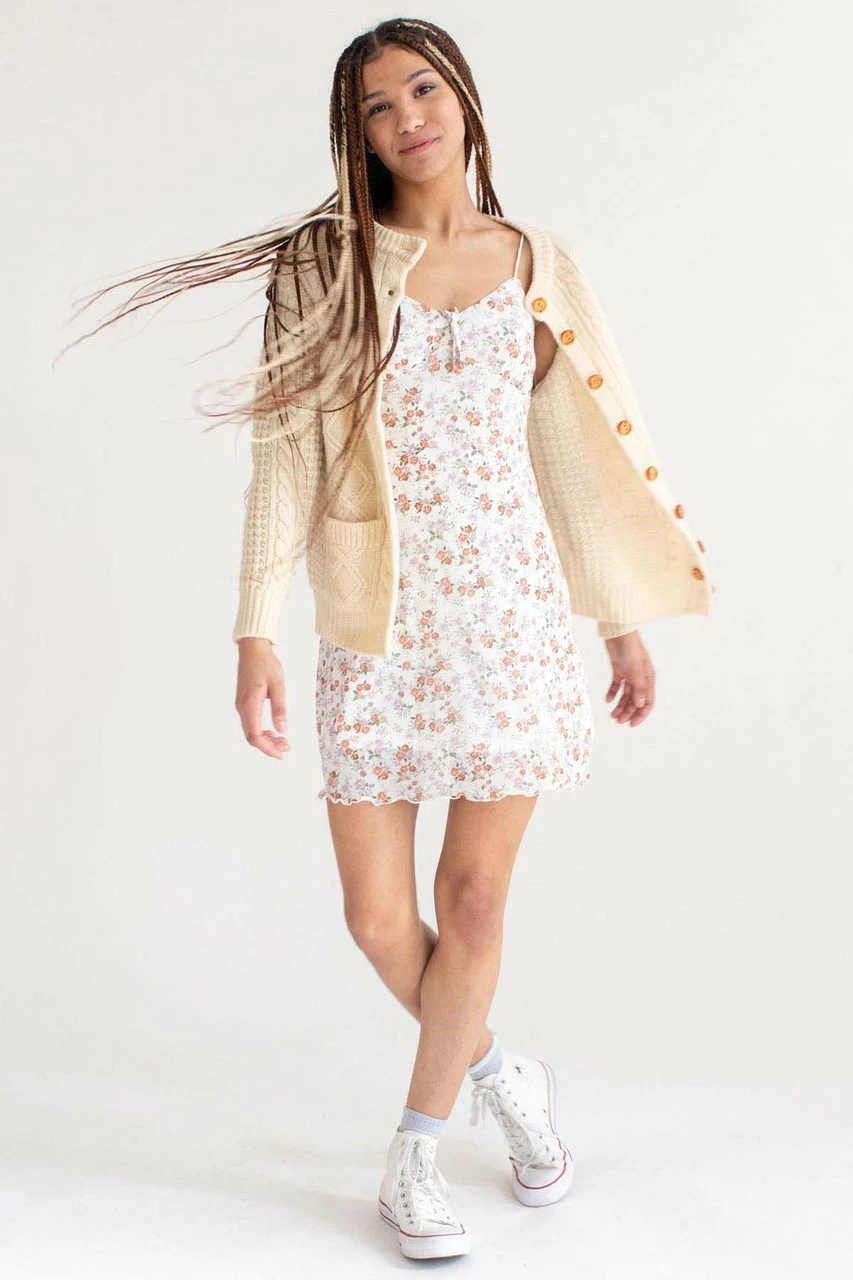 Rose Azalea Mesh Summer Dress 2 Rose Azalea Mesh Summer Dress - Image 2