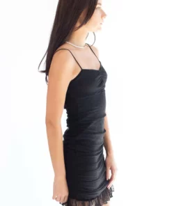 Dot Mesh Mini Dress -US Clothing Shop dot mesh mini dress 3 90702.1666807214