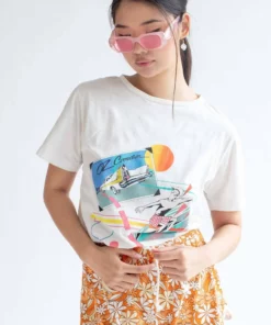 Orange Flashback Floral Dolphin Shorts
