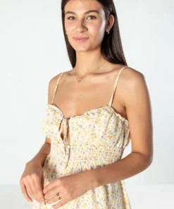 Floral Smocked Waist Romper