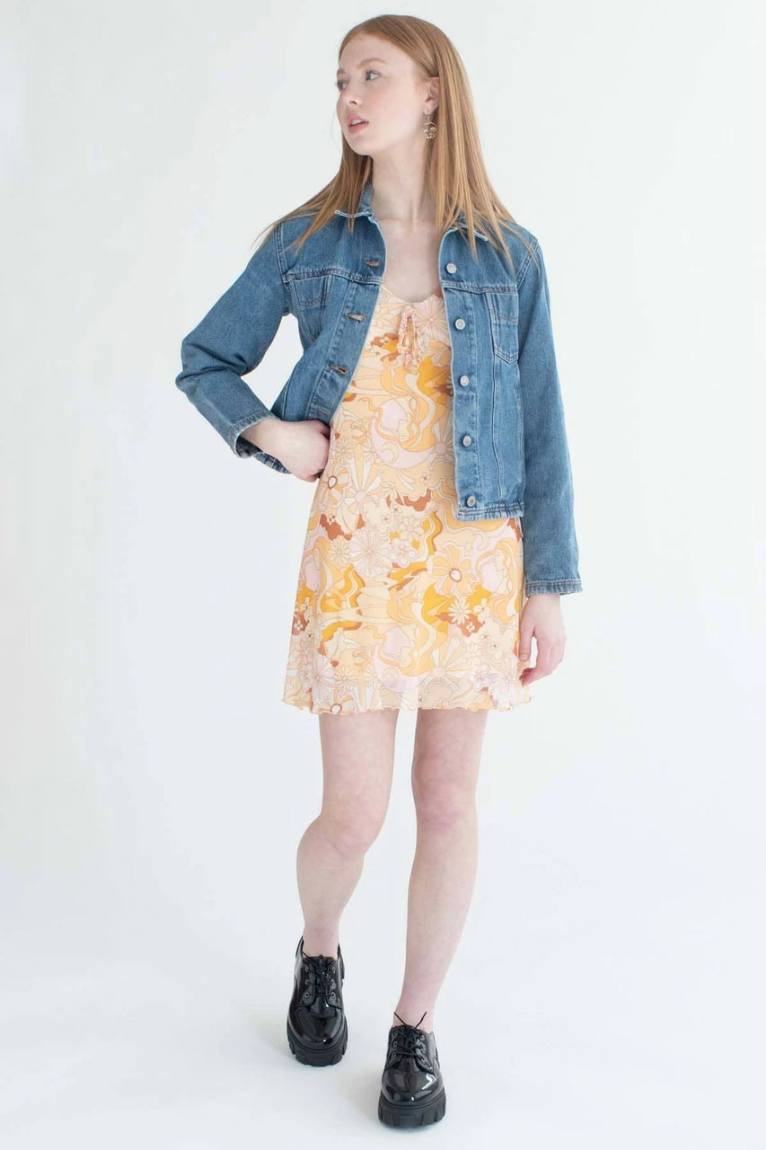 Flower Child Mesh Summer Dress 2 Flower Child Mesh Summer Dress - Image 2