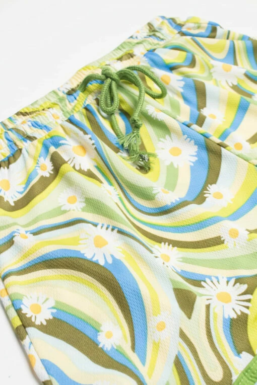 Green Retro Daisy Wave Dolphin Shorts 8 Green Retro Daisy Wave Dolphin Shorts -US Clothing Shop green retro daisy wave dolphin shorts 1 15319.1666805413