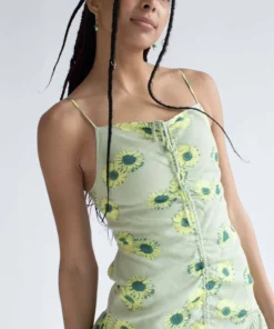 Green Sunflower Cinched Mini Dress 8 Green Sunflower Cinched Mini Dress -US Clothing Shop green sunflower cinched mini dress 3 74762.1666806485