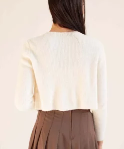 Ivory Eyelash Cardigan & Tank Set -US Clothing Shop ivory eyelash cardigan and tank set 4 45401.1692389139