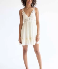 Ivory Lace Top Sundress 7 Ivory Lace Top Sundress -US Clothing Shop ivory lace top sundress 1 64059.1699030748