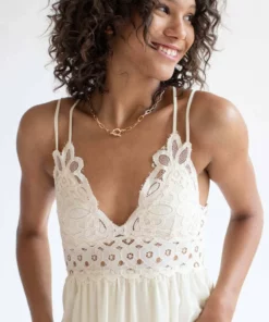 Ivory Lace Top Sundress 6 Ivory Lace Top Sundress -US Clothing Shop ivory lace top sundress 3 57929.1666808689