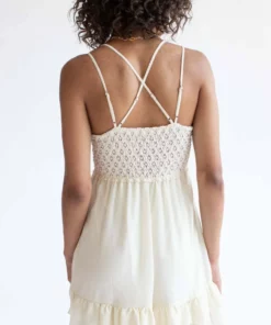 Ivory Lace Top Sundress 9 Ivory Lace Top Sundress -US Clothing Shop ivory lace top sundress 5 72370.1699030748