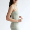 Light Moss Ribbed Cami Dress