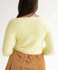 Light Yellow Eyelash Ribbed Crop Sweater 8 Light Yellow Eyelash Ribbed Crop Sweater -US Clothing Shop light yellow eyelash ribbed crop sweater 5 29861.1666807545
