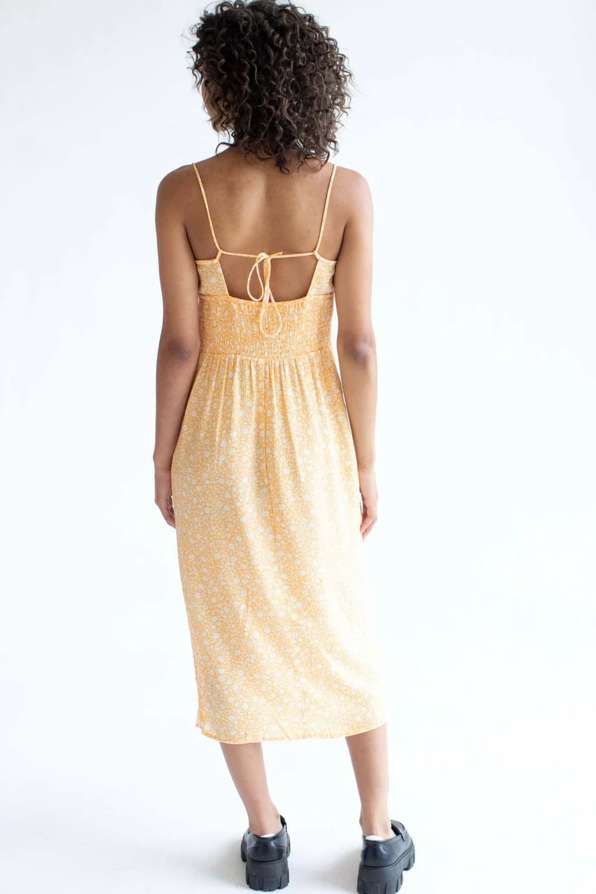 Mango Ditsy Floral Milkmaid Midi Dress 5 Mango Ditsy Floral Milkmaid Midi Dress - Image 5