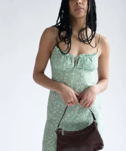 Mint Ditsy Floral Milkmaid Midi Dress -US Clothing Shop mint ditsy floral milkmaid midi dress 2 27845.1666807529