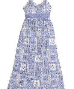 Periwinkle Bandana Patchwork Maxi Dress -US Clothing Shop new stuff 5 57675.1680276420