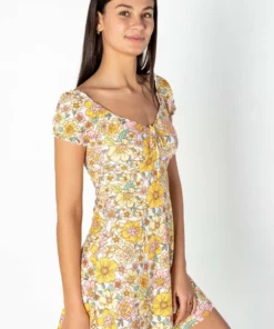 Pastel Garden Puff Sleeve Dress -US Clothing Shop pastel garden puff sleeve dress 4 65377.1676390724