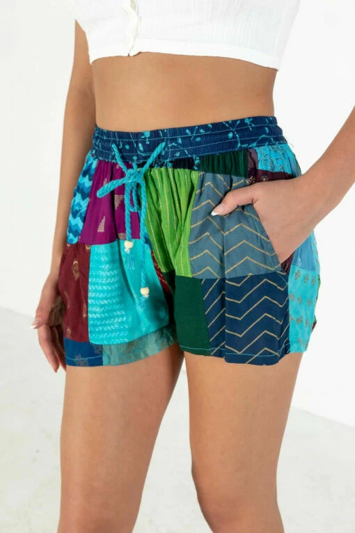 Patchwork Shorts 2 Patchwork Shorts -US Clothing Shop patchwork shorts 3 16620.1676390482