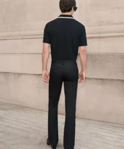 Black Wool Pin Belt Flare -US Clothing Shop pinbeltflare2