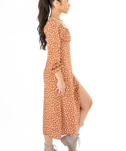Rust Daisy Milkmaid Maxi Dress 6 Rust Daisy Milkmaid Maxi Dress -US Clothing Shop rust daisy milkmaid maxi dress 3 45818.1666808188