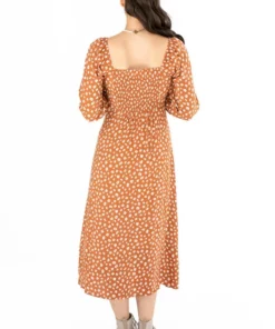 Rust Daisy Milkmaid Maxi Dress 7 Rust Daisy Milkmaid Maxi Dress -US Clothing Shop rust daisy milkmaid maxi dress 4 62165.1666808202