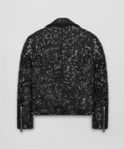 Sequin Biker Jacket -US Clothing Shop sequin biker jacket 2