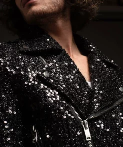 Sequin Biker Jacket -US Clothing Shop sequin biker jacket 4