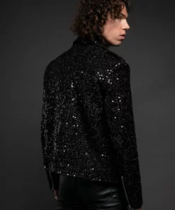 Sequin Biker Jacket -US Clothing Shop sequin biker jacket 8