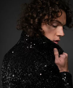 Sequin Biker Jacket -US Clothing Shop sequin biker jacket 9