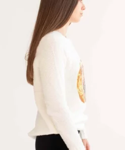 Sequin Jack-O-Lantern Chenille Sweater -US Clothing Shop sequin jack o lantern chenille sweater 3 70157.1692389774