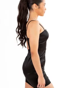 Silky Black Mini Dress 8 Silky Black Mini Dress -US Clothing Shop silky black mini dress 4 54944.1692394557
