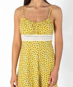 Sunflower Crochet Trim Dress -US Clothing Shop sunflower crochet trim dress 3 13091.1676390628