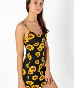 Sunflower Mini Dress -US Clothing Shop sunflower mini dress 4 25488.1676390785